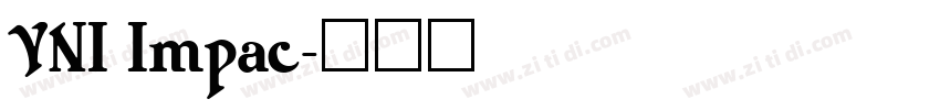 VNI Impac字体转换